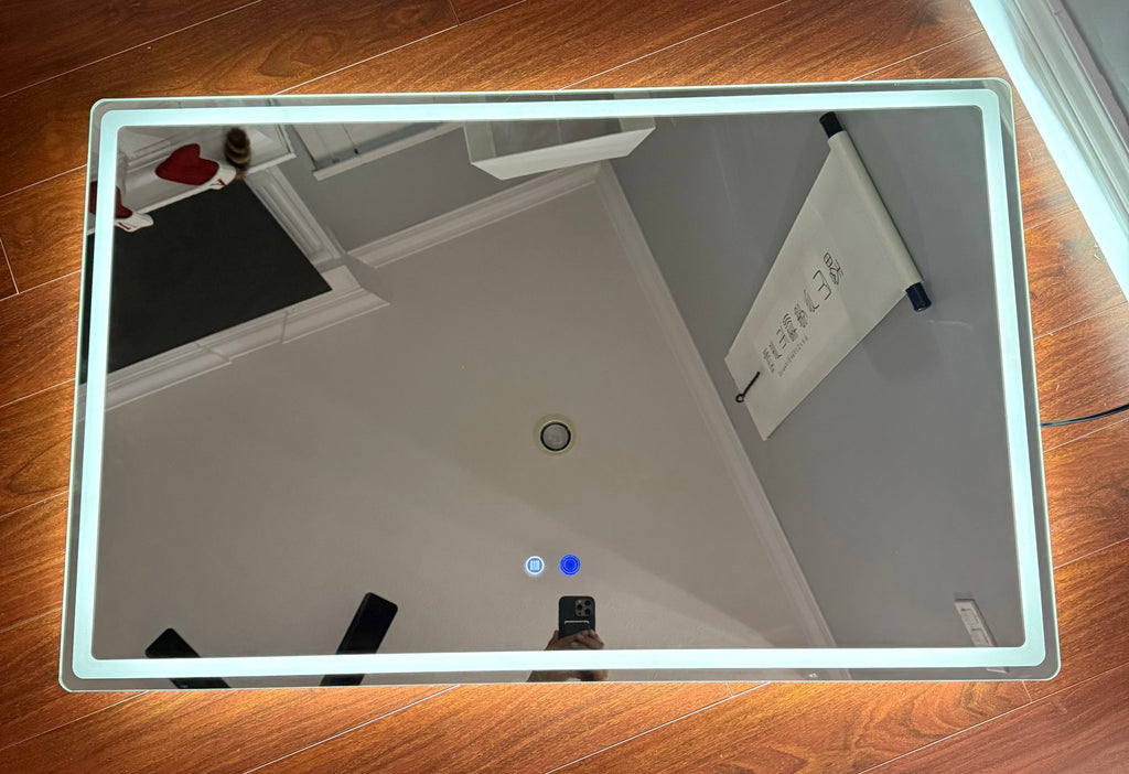 LED Heated Mirror, Width 43-1/4 Height 27-1/2, $349