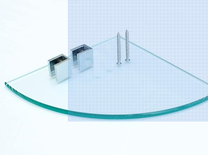 Tempered Glass Corner shelf